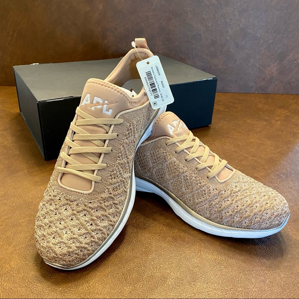 APL Women’s TechLoom Rose Gold Sneakers (Size 11)